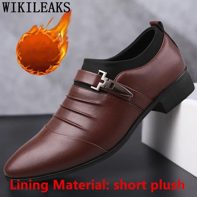 2020 Summer Black Brown White Men Leather Shoes Mens Pointed Toe Dress Shoes High Quality Formal Slip On Hollow Out Sandals Man