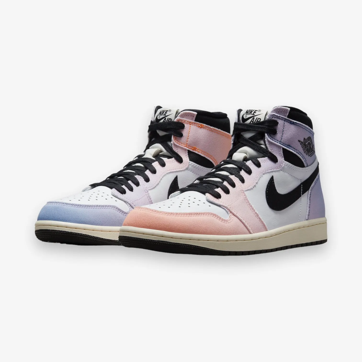 AIR JORDAN 1 RETRO HIGH OG CRAFT VIVID ORANGE/BLACK-ICED LILAC-TRUE BLUE DX0054-805
