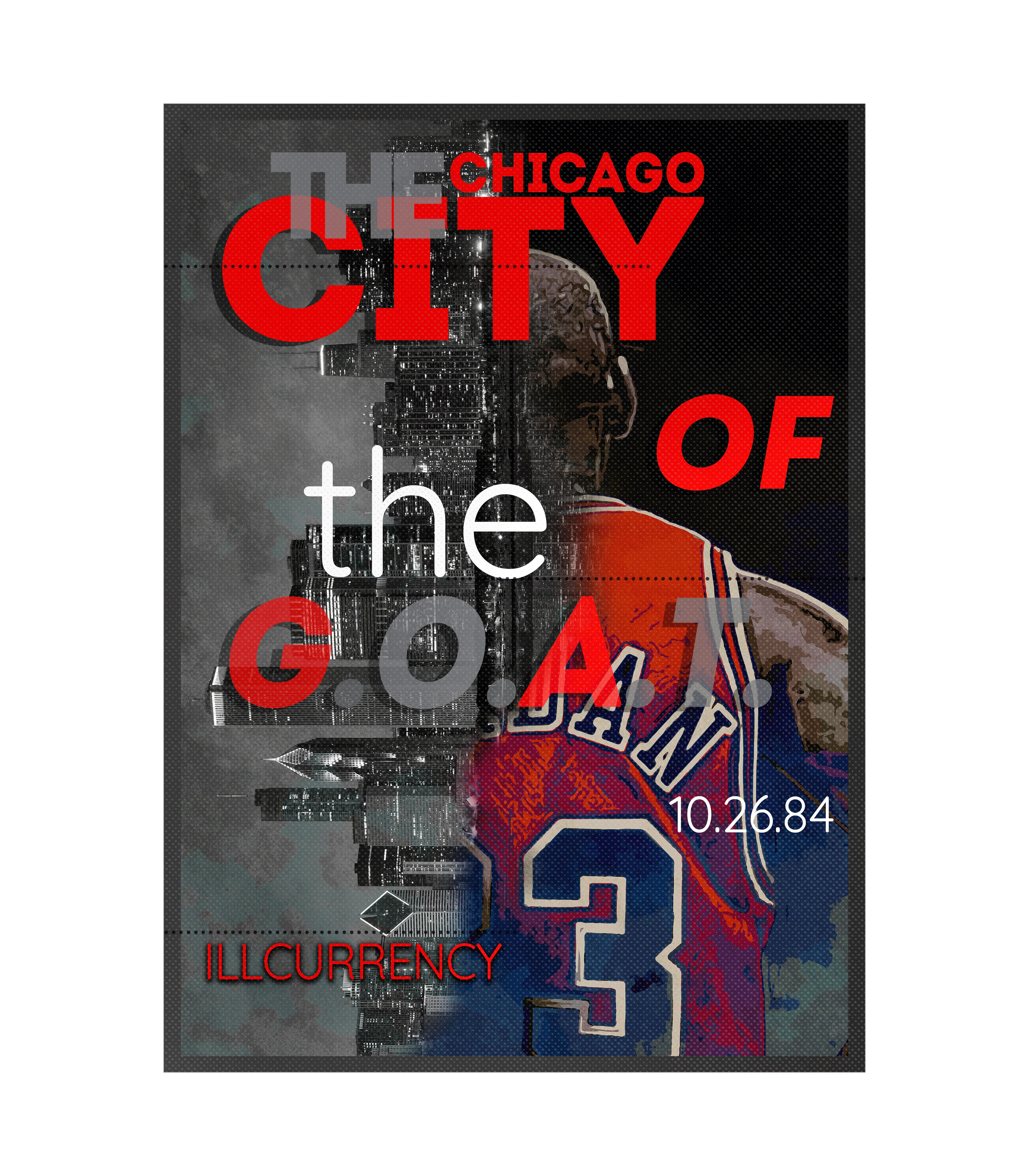 Air Jordan 13 Retro “Black Flint”| ILLCURRENCY White T-Shirt (THE CITY OF THE GOAT)