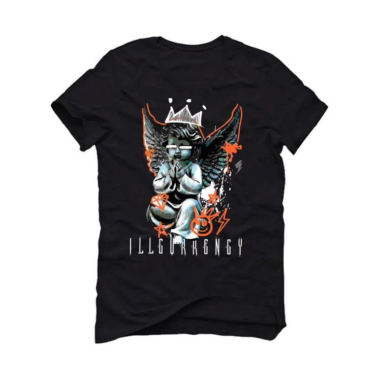 Air Jordan 3 Retro “Fear” | illcurrency Black T-Shirt (Graffiti Angel)