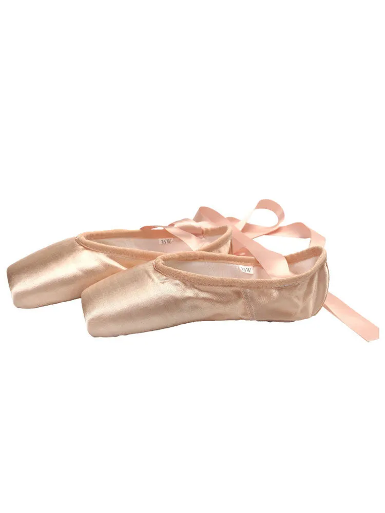 Ballet Pointe Shoes Lace up Flat Dance Training Shoes
