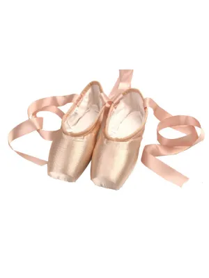 Ballet Pointe Shoes Lace up Flat Dance Training Shoes