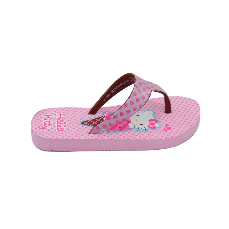 Banana Peel Girls Slippers Kids Frozen Sweet Hello Kitty - Strawberry HK on Top