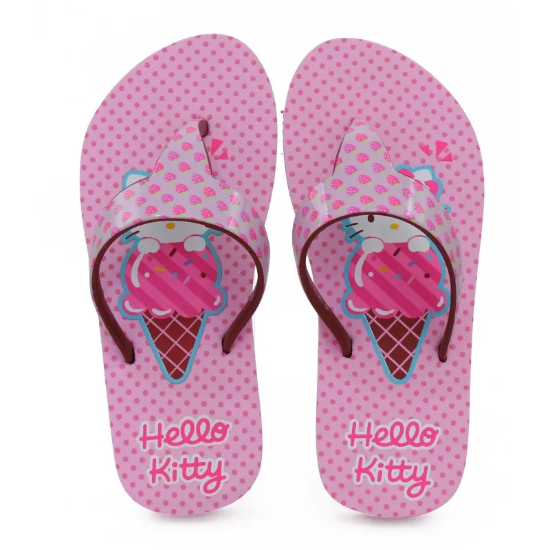 Banana Peel Girls Slippers Kids Frozen Sweet Hello Kitty - Strawberry HK on Top