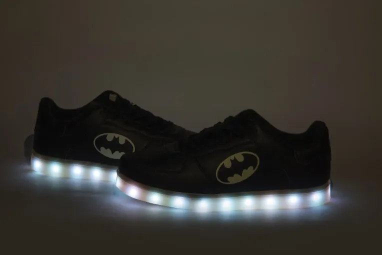 Batman Light Up Shoes Flashing LED Luminous Shoes Low Top Unisex Shoes