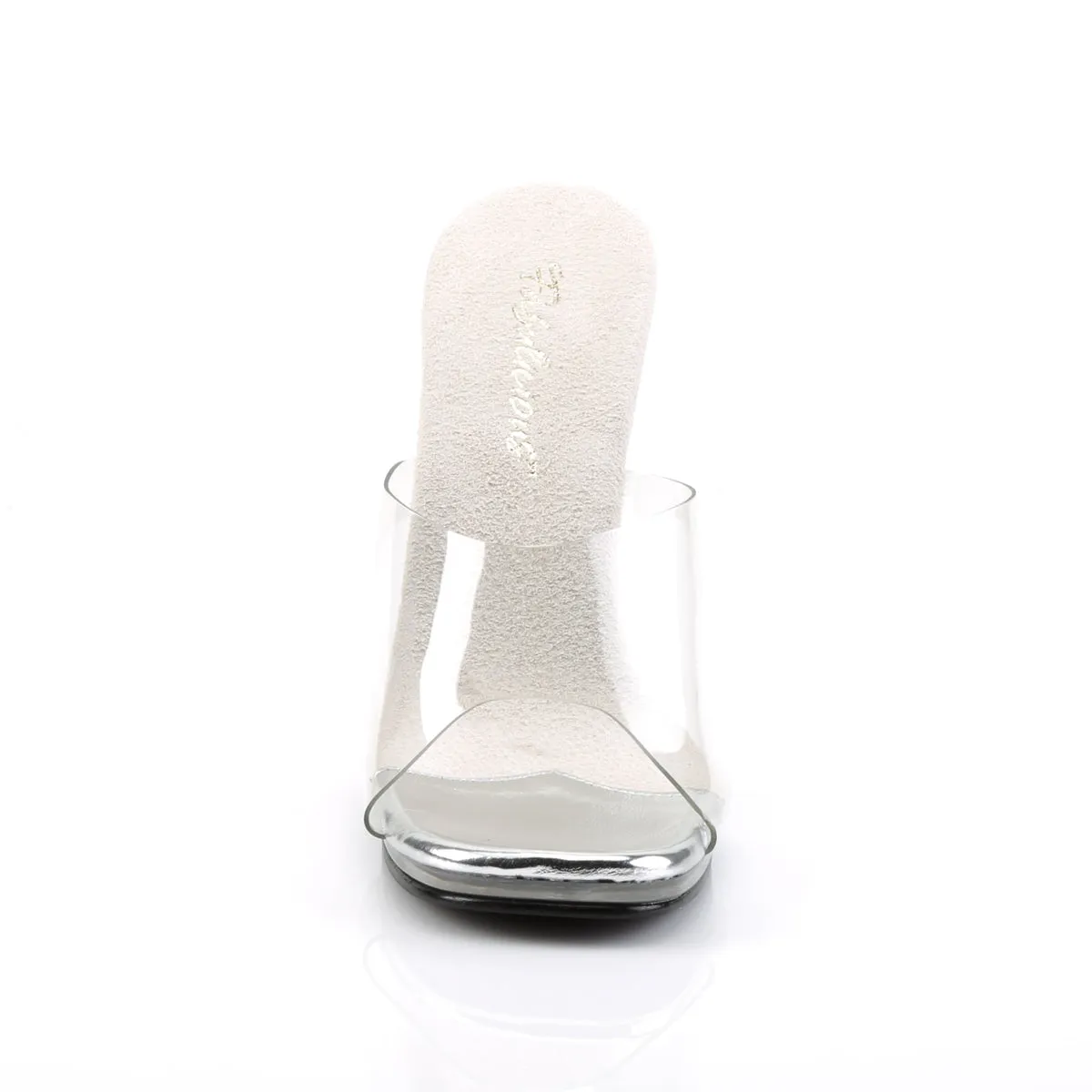 CHIC-01 Posing Comp Clear Perspex Slip On Shoes
