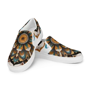 Chic Geometric Pattern Canvas Shoes for Women