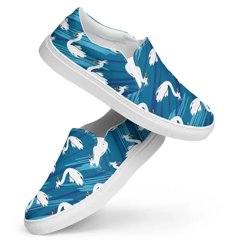 Chic Womens Canvas Slip Ons