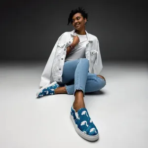 Chic Womens Canvas Slip Ons