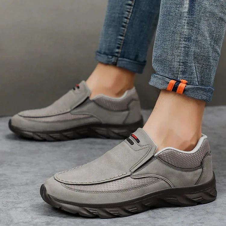 Comfortable leather non-slip casual shoes