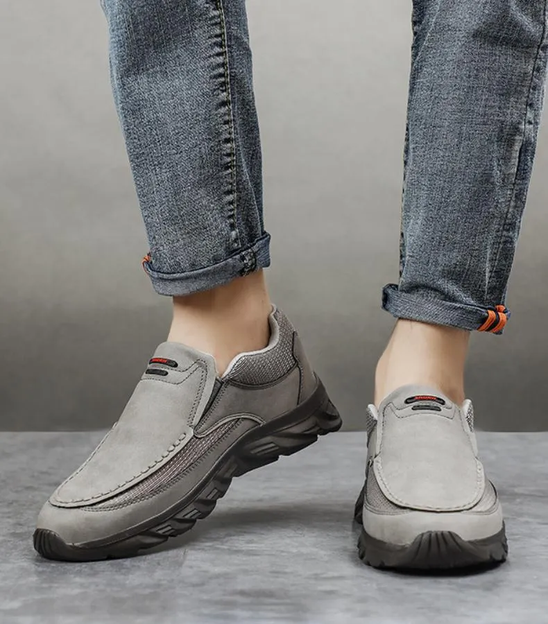 Comfortable leather non-slip casual shoes