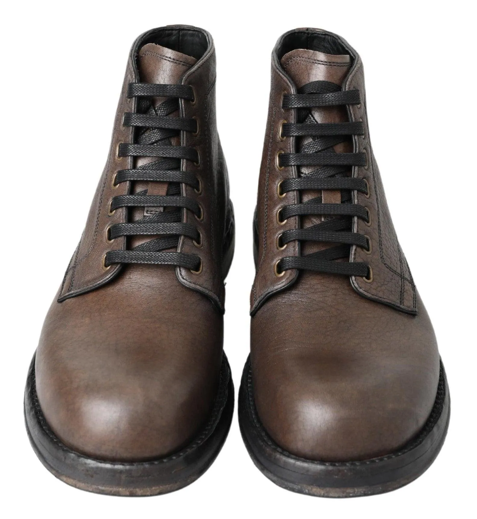 Dolce & Gabbana Brown Leather Perugino Shoes