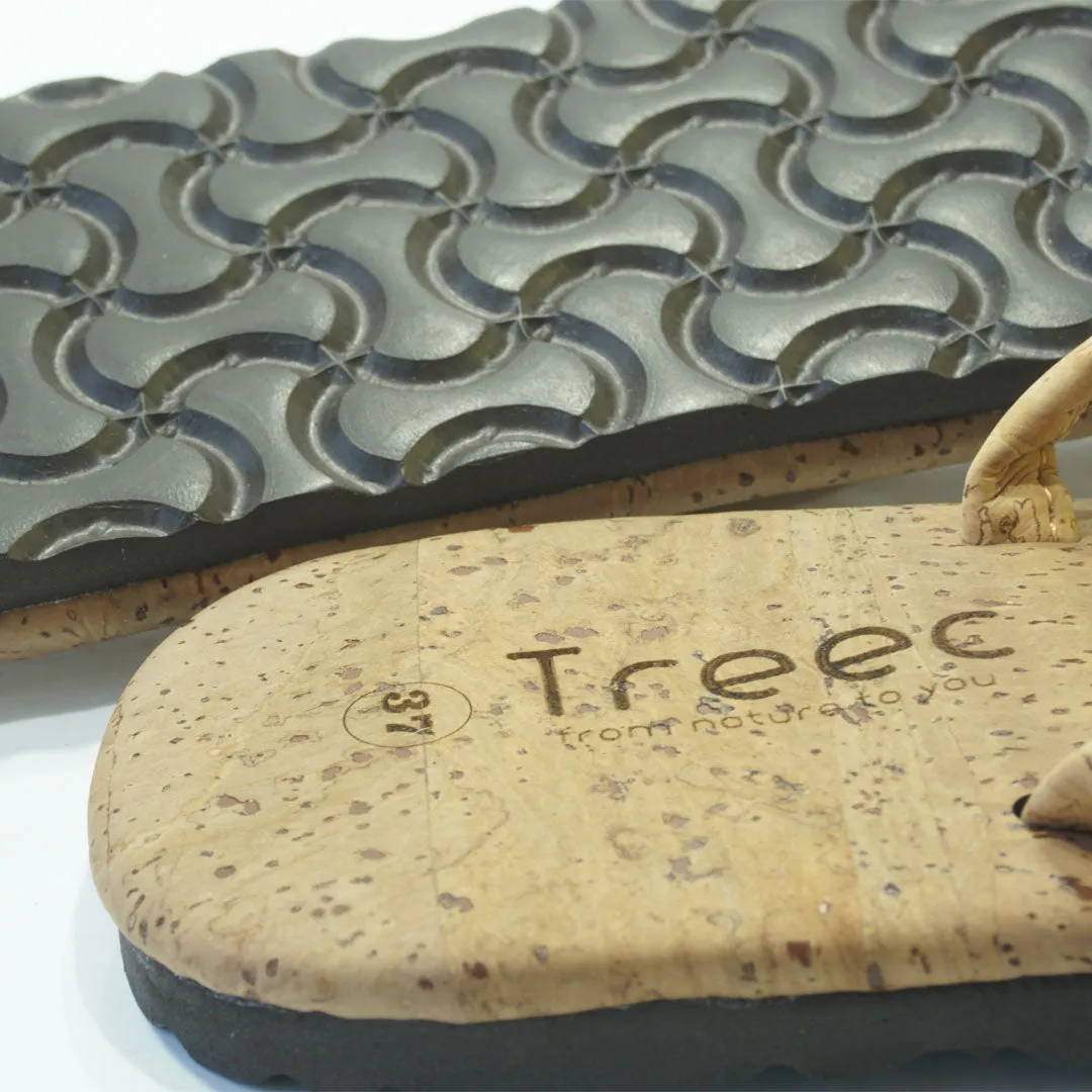 Flip Flop Cork  Brown South Beach