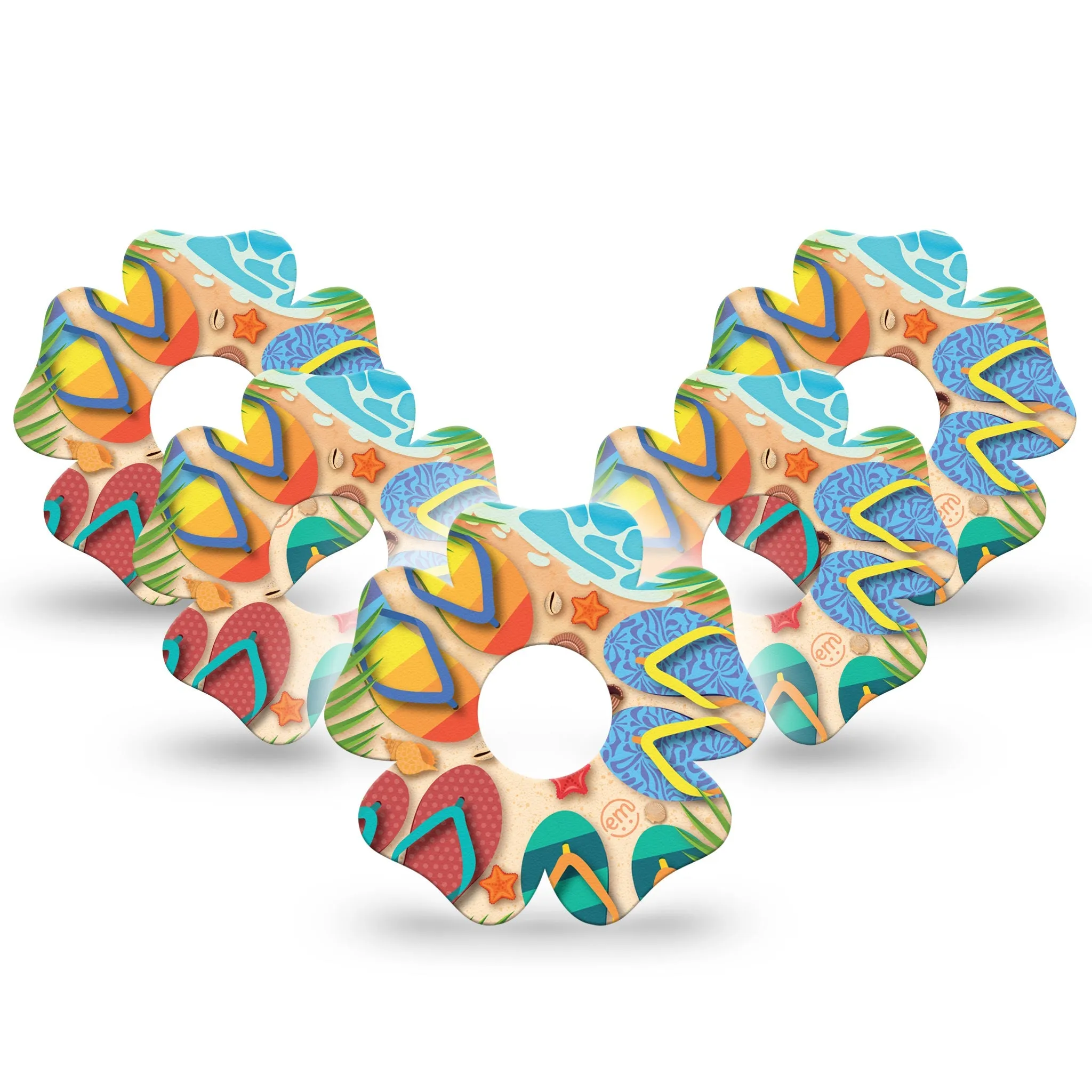 Flip Flops Libre 3 Flower Tape
