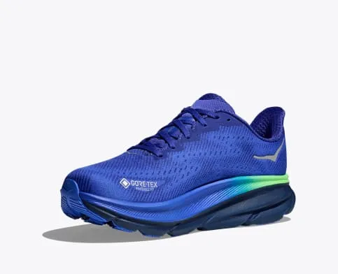 Hoka Men's Clifton 9 Gore-Tex® Running Shoes- Dazzling Blue