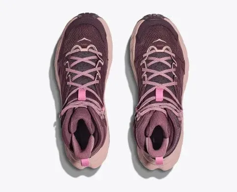Hoka Women's Anacapa Breeze Mid Hiking Boots- Pale/Mauve