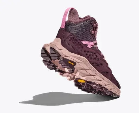 Hoka Women's Anacapa Breeze Mid Hiking Boots- Pale/Mauve