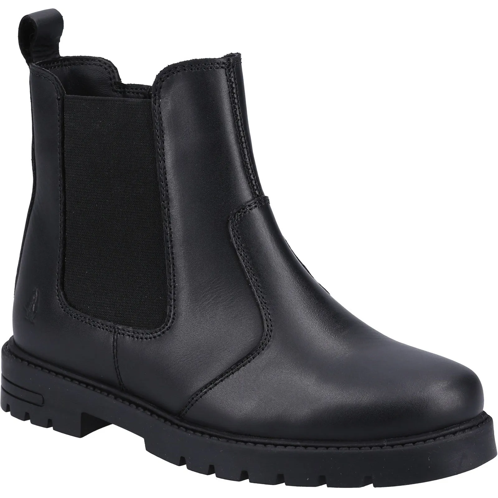 Hush Puppies Black Laura Junior School Boots