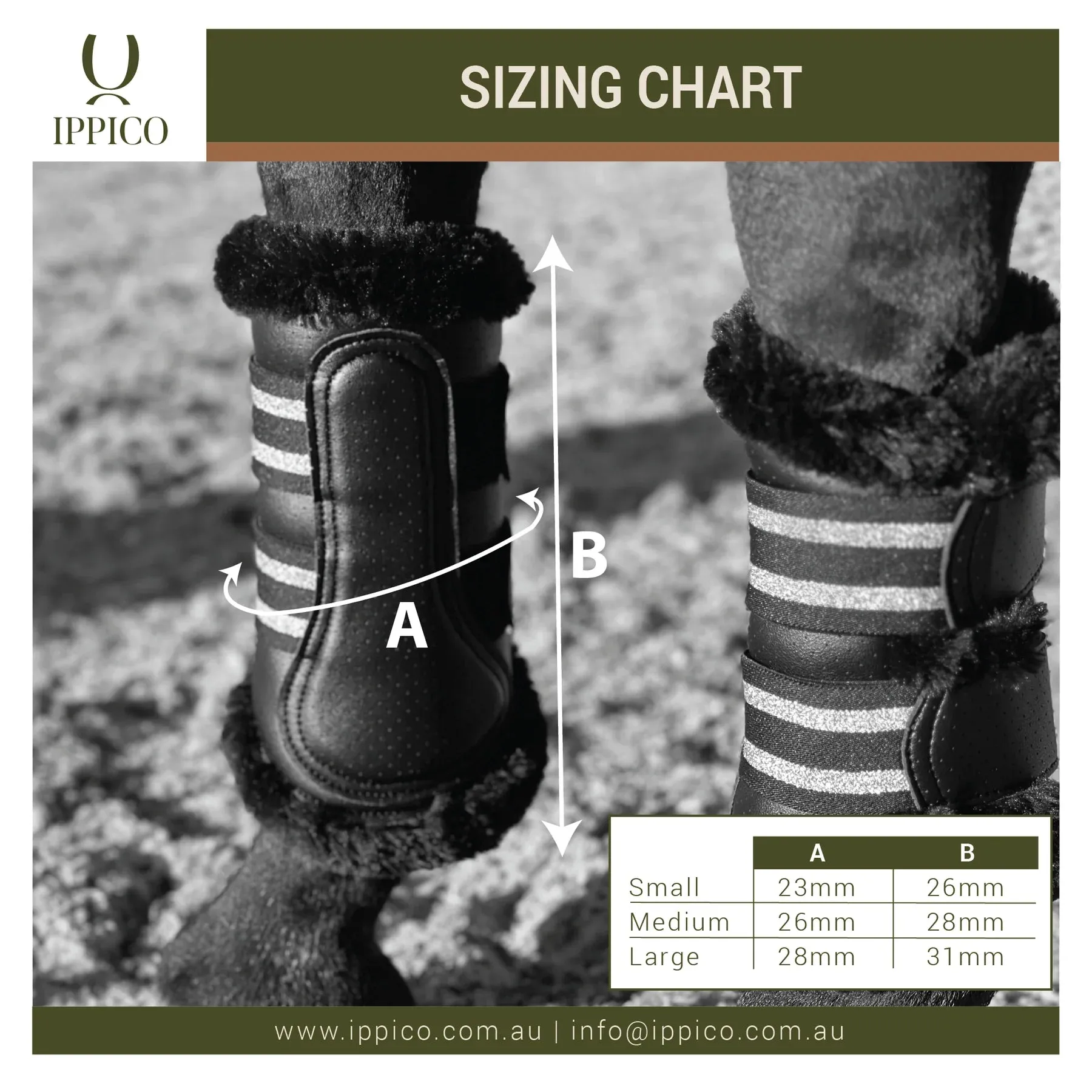 Ippico Aero 2.0 Flow Brushing Boots - Black