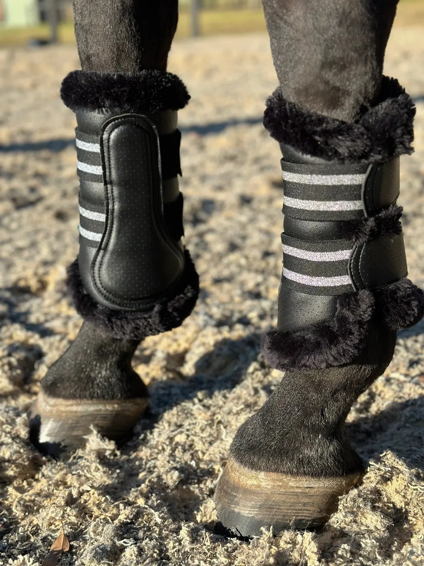 Ippico Aero 2.0 Flow Brushing Boots - Black