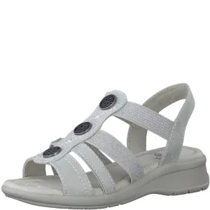 Jana 28165 GREY Slip On Sandals