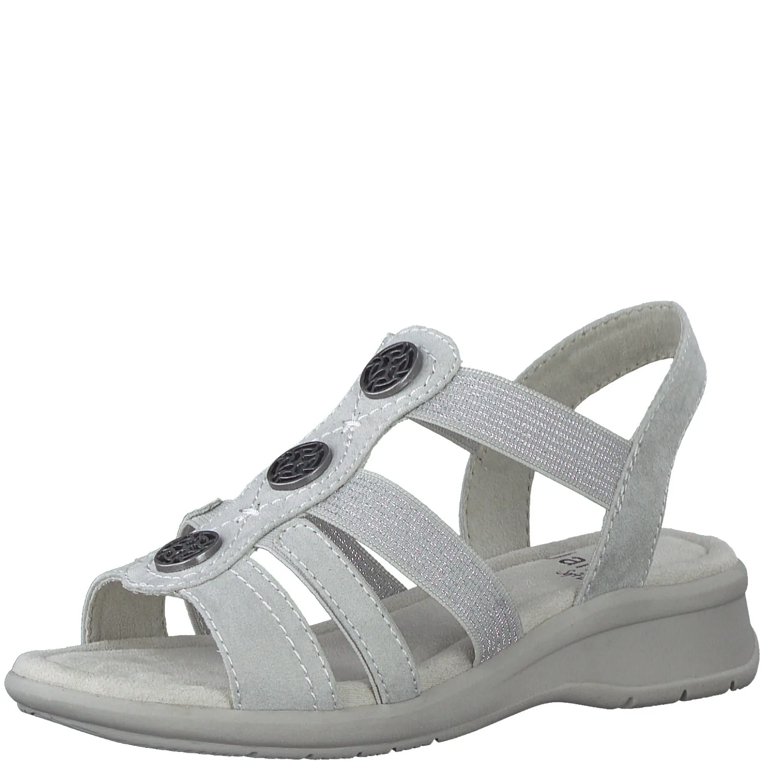 Jana 28165 GREY Slip On Sandals