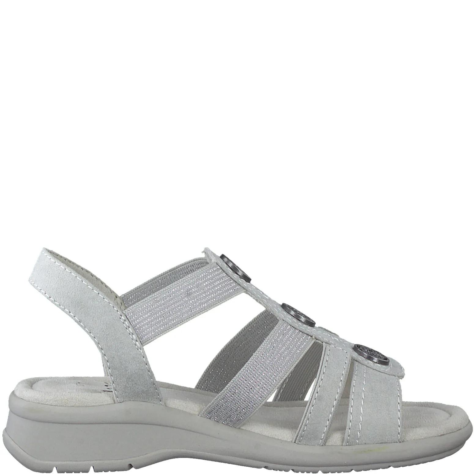 Jana 28165 GREY Slip On Sandals