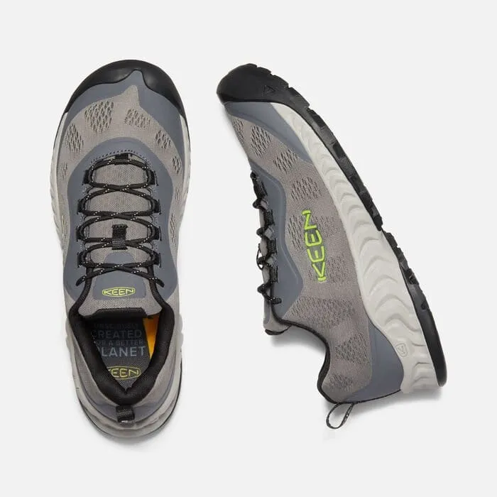 Keen Men's Nxis Speed Hiking Shoes- Steel Grey/ Evening Primrose