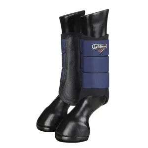 LeMieux Grafter Brushing Boots Ink Blue