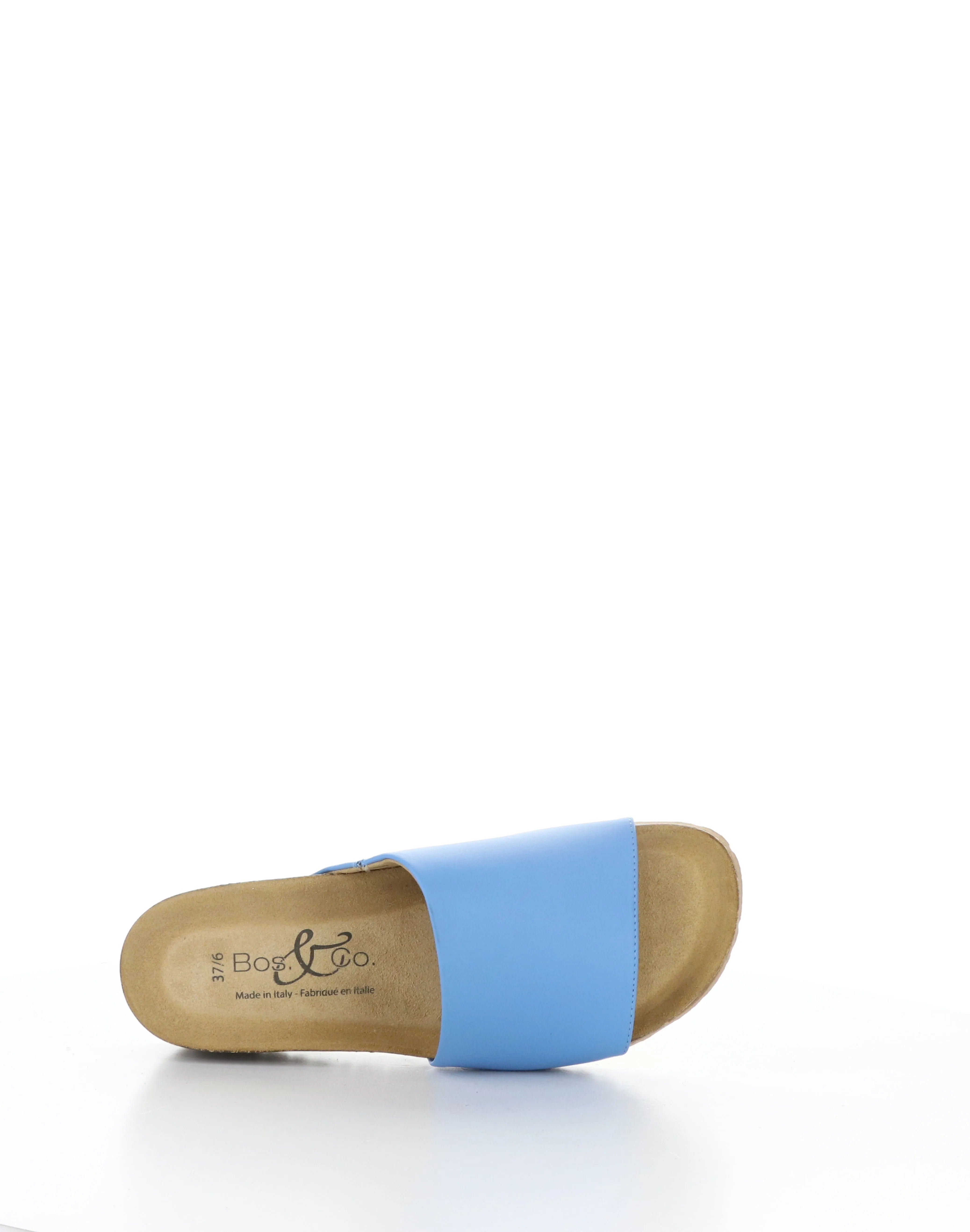 LUX FRENCH BLUE Round Toe Sandals
