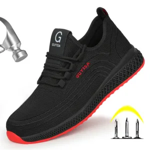 Male Work Safety Shoes Men Boots Outdoor Military Boots Steel Toe Working Shoes For Men Shoes Puncture Proof Safety Shoes 2020