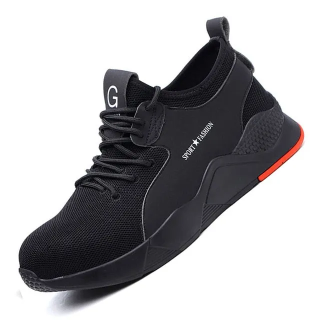 Male Work Safety Shoes Men Boots Outdoor Military Boots Steel Toe Working Shoes For Men Shoes Puncture Proof Safety Shoes 2020
