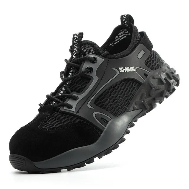 Male Work Safety Shoes Men Boots Outdoor Military Boots Steel Toe Working Shoes For Men Shoes Puncture Proof Safety Shoes 2020
