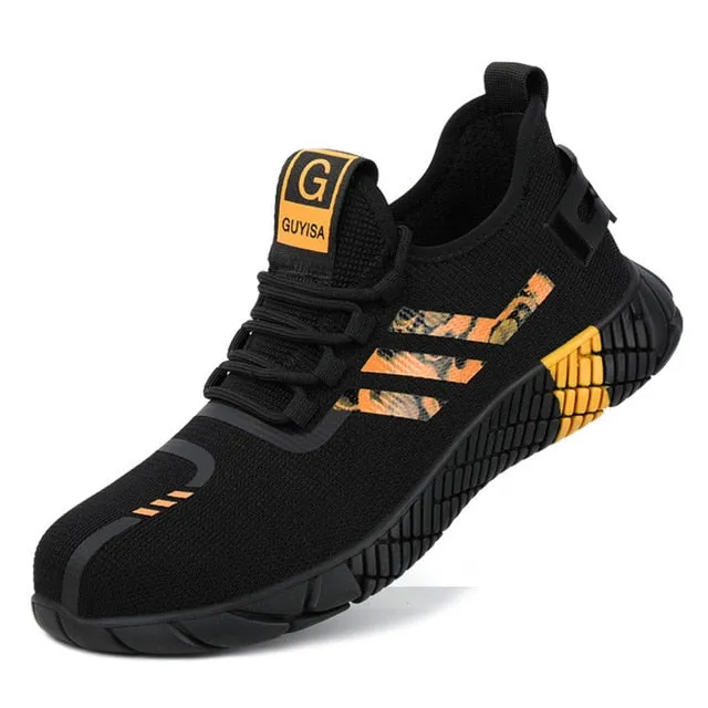 Male Work Safety Shoes Men Boots Outdoor Military Boots Steel Toe Working Shoes For Men Shoes Puncture Proof Safety Shoes 2020