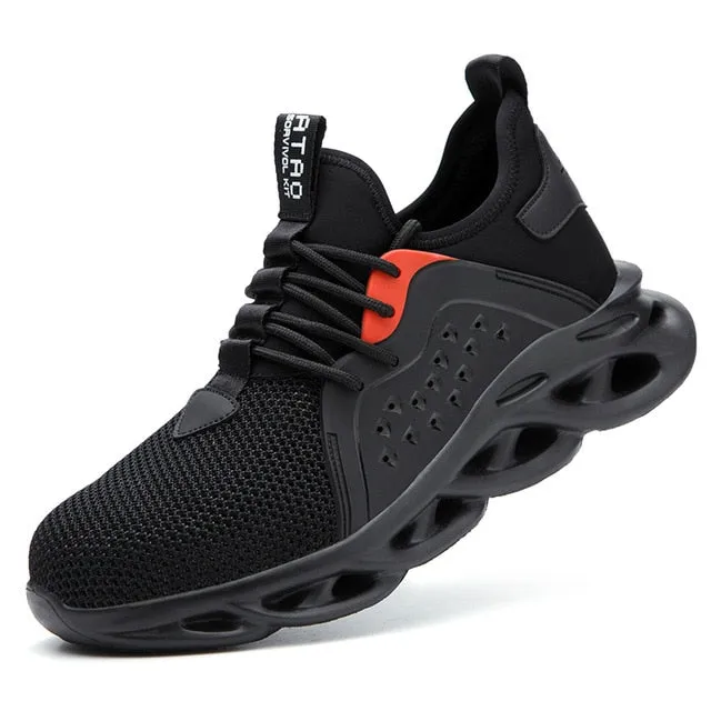 Male Work Safety Shoes Men Boots Outdoor Military Boots Steel Toe Working Shoes For Men Shoes Puncture Proof Safety Shoes 2020