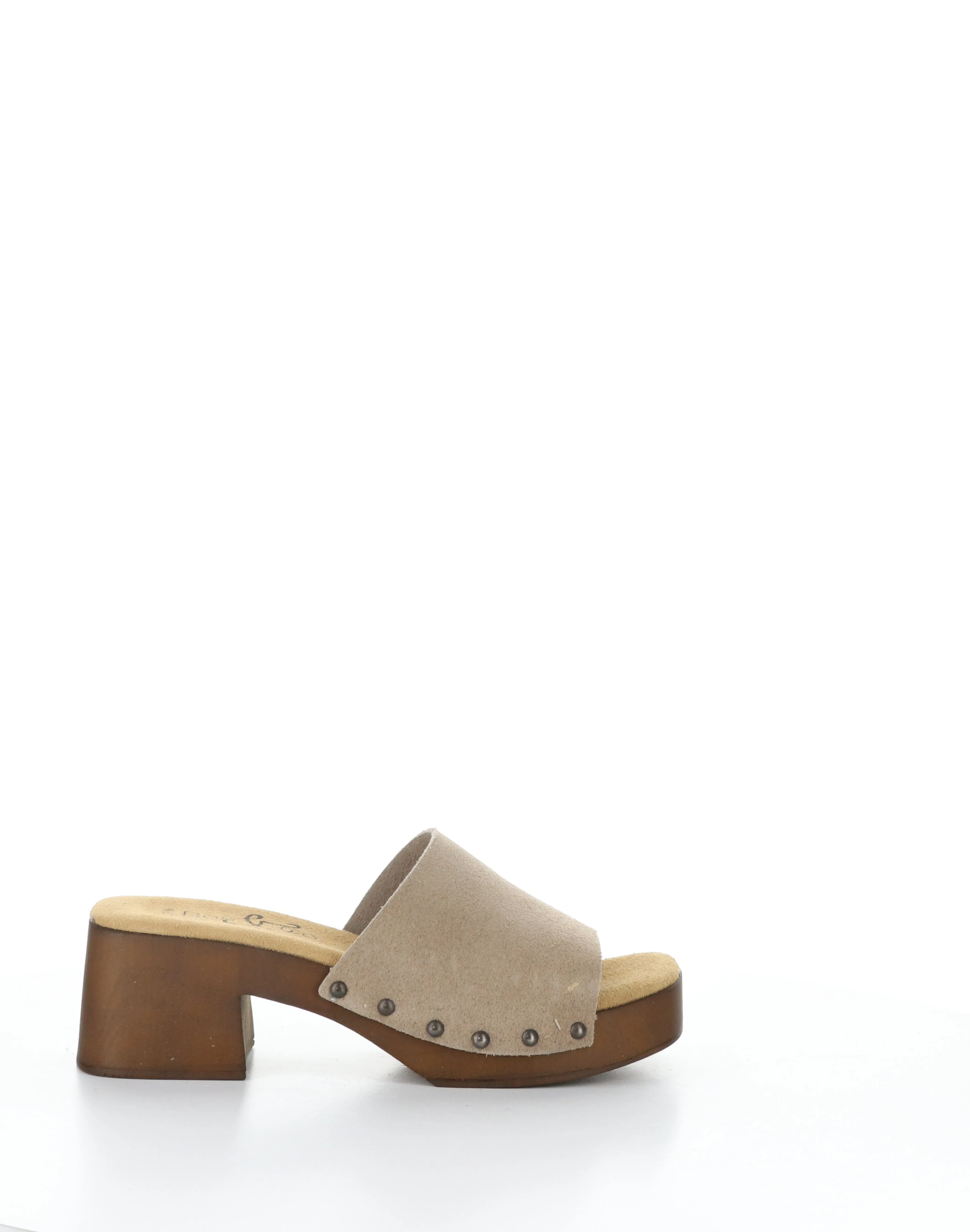 MARLY SAND Square Toe Sandals