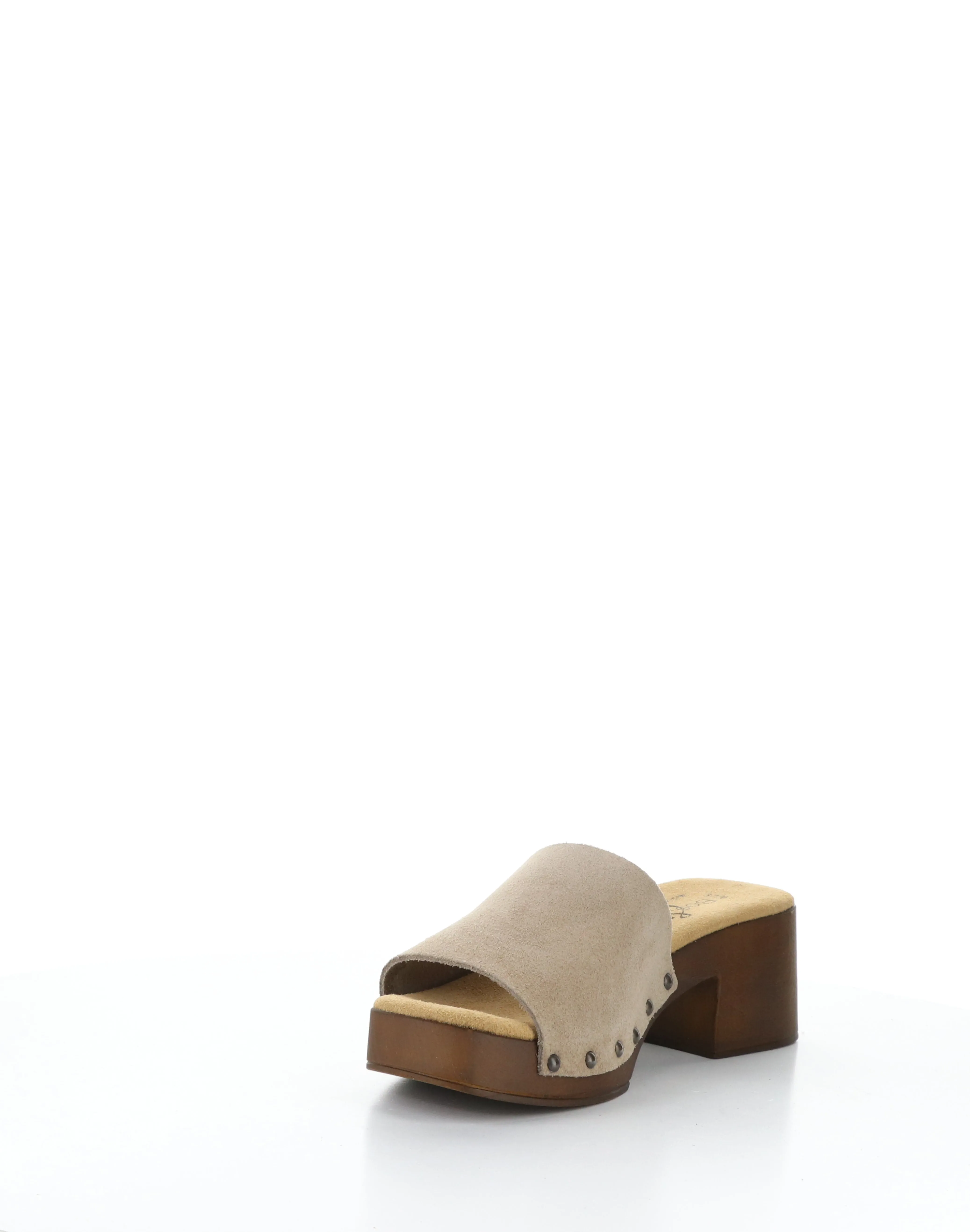 MARLY SAND Square Toe Sandals