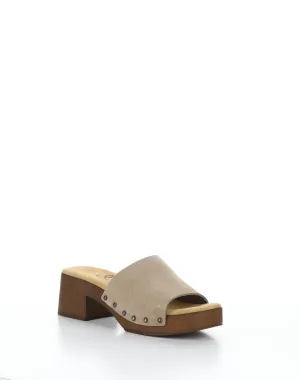 MARLY SAND Square Toe Sandals