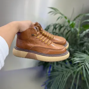 Men's leather retro comfortable shoes