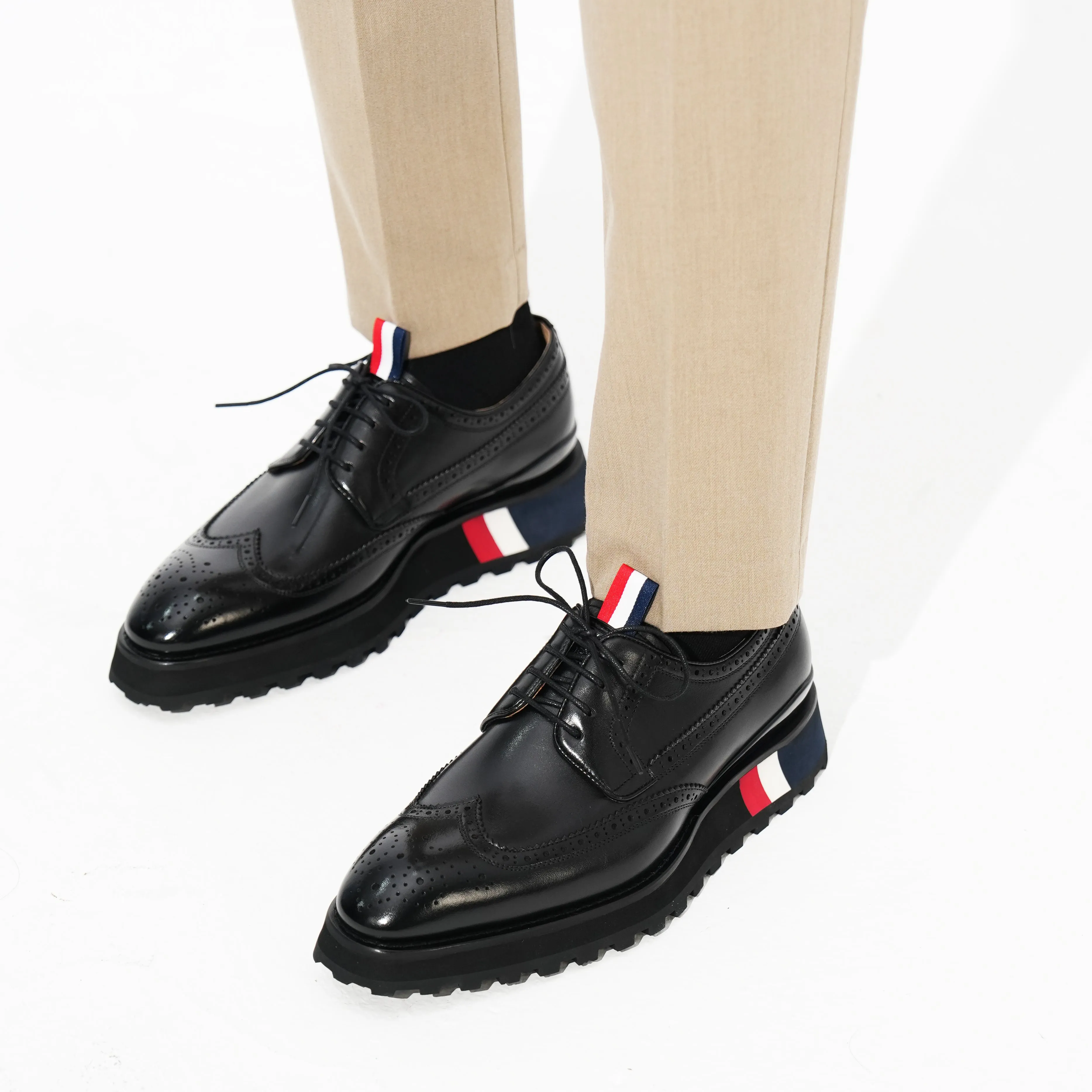 Men's Thick Sole Derby Shoes 90006