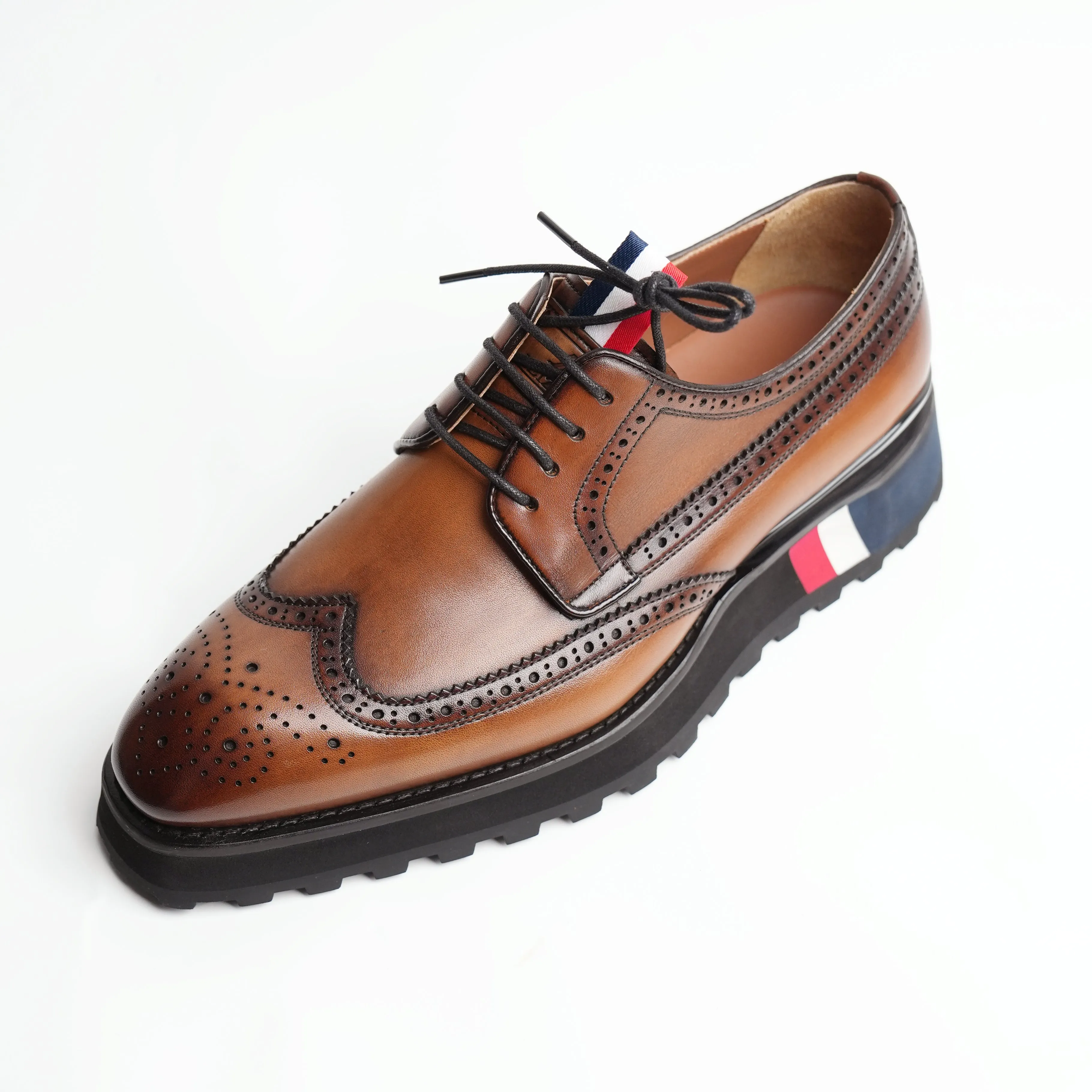 Men's Thick Sole Derby Shoes 90006