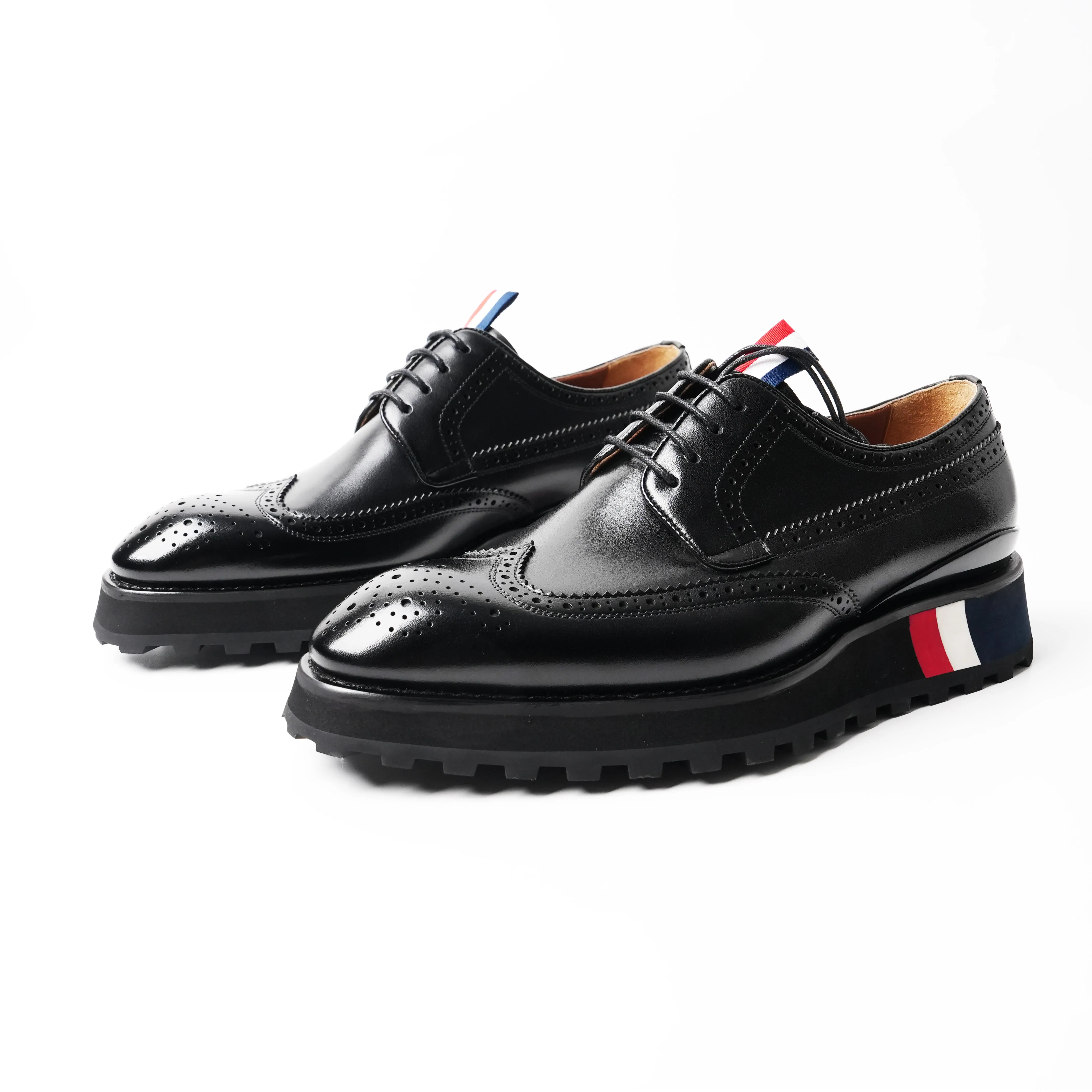 Men's Thick Sole Derby Shoes 90006