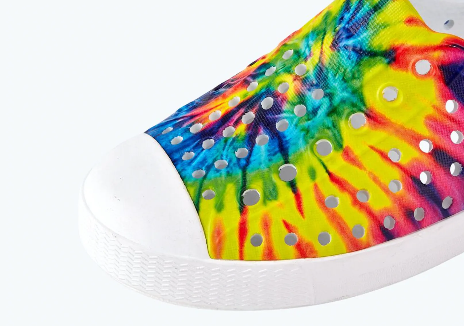 Native - Kids' Jefferson Shoe - Neon Multi Tie-Dye