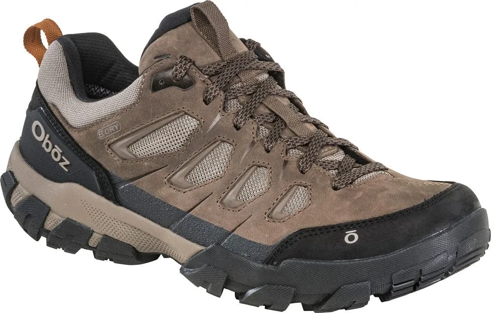 Oboz Men's Sawtooth X Low Waterproof Hiking Shoes- Canteen