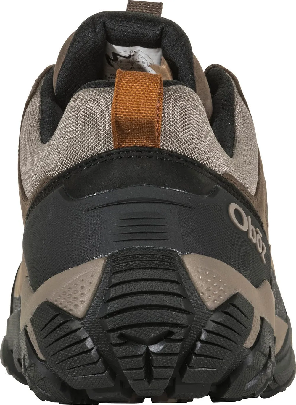 Oboz Men's Sawtooth X Low Waterproof Hiking Shoes- Canteen