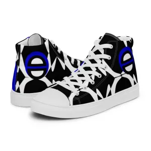 Origen Destination |On-Arrival Point of Origen Men's Blu-Light high top canvas shoes