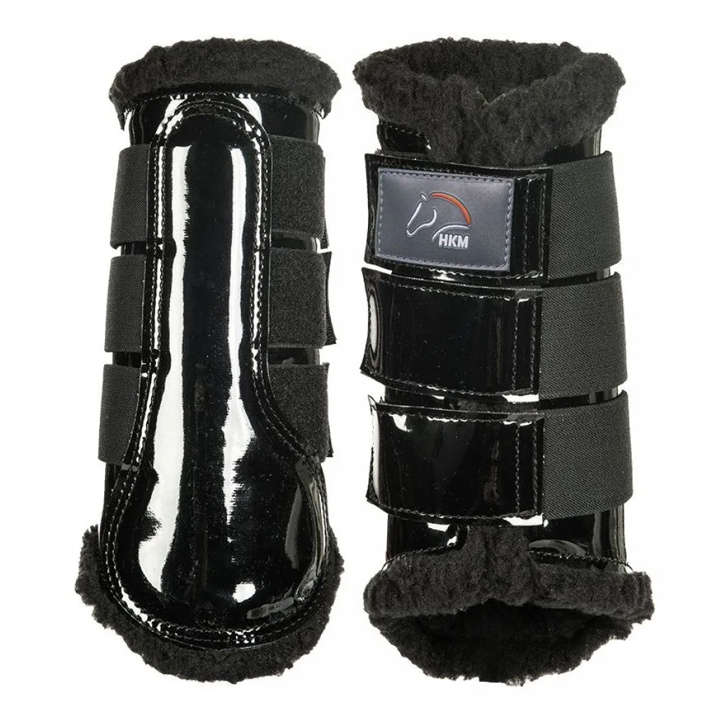 Patent Brushing Boots Comfort