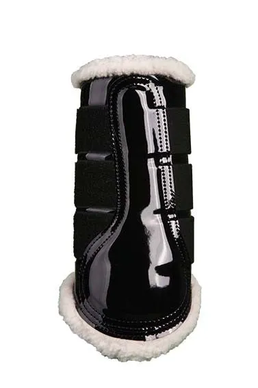 Patent Brushing Boots Comfort