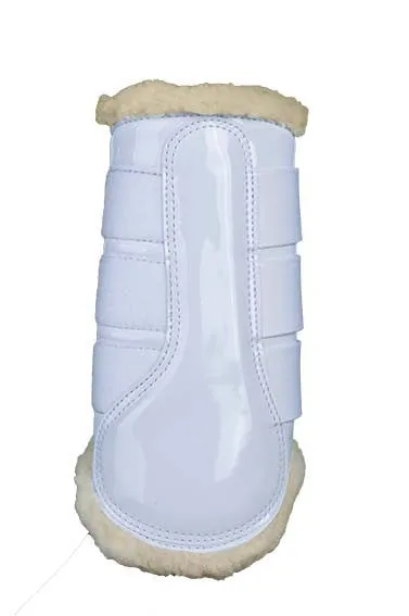 Patent Brushing Boots Comfort