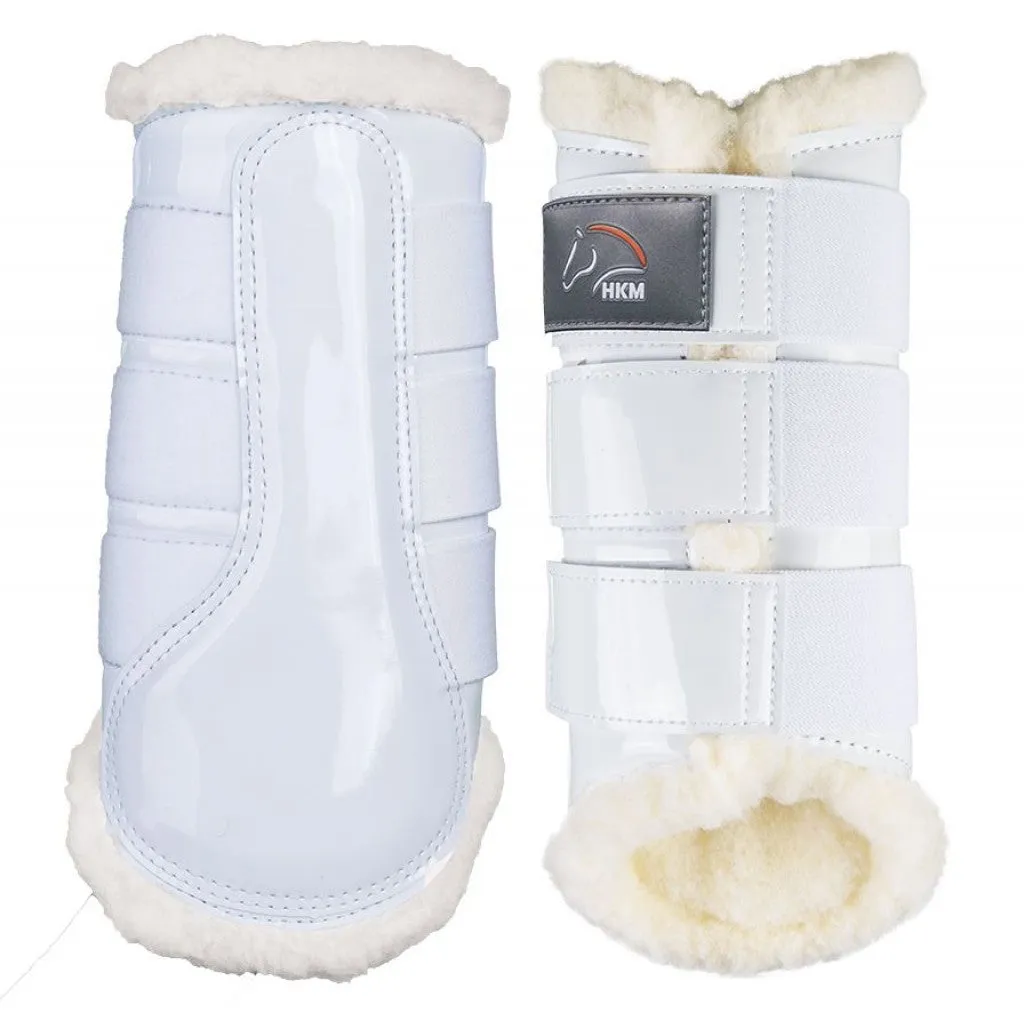 Patent Brushing Boots Comfort